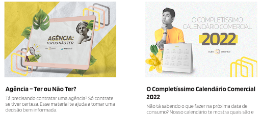 página de ebooks da cubo