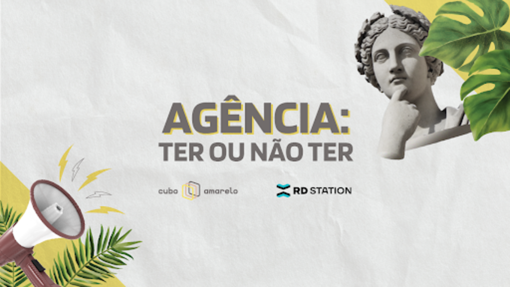 Capa do e-book da Cubo Amarelo, “Agência: ter ou não ter?”